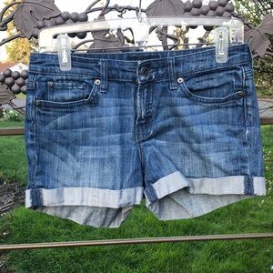 Banana Republic cotton blend jeans shorts size 28/6